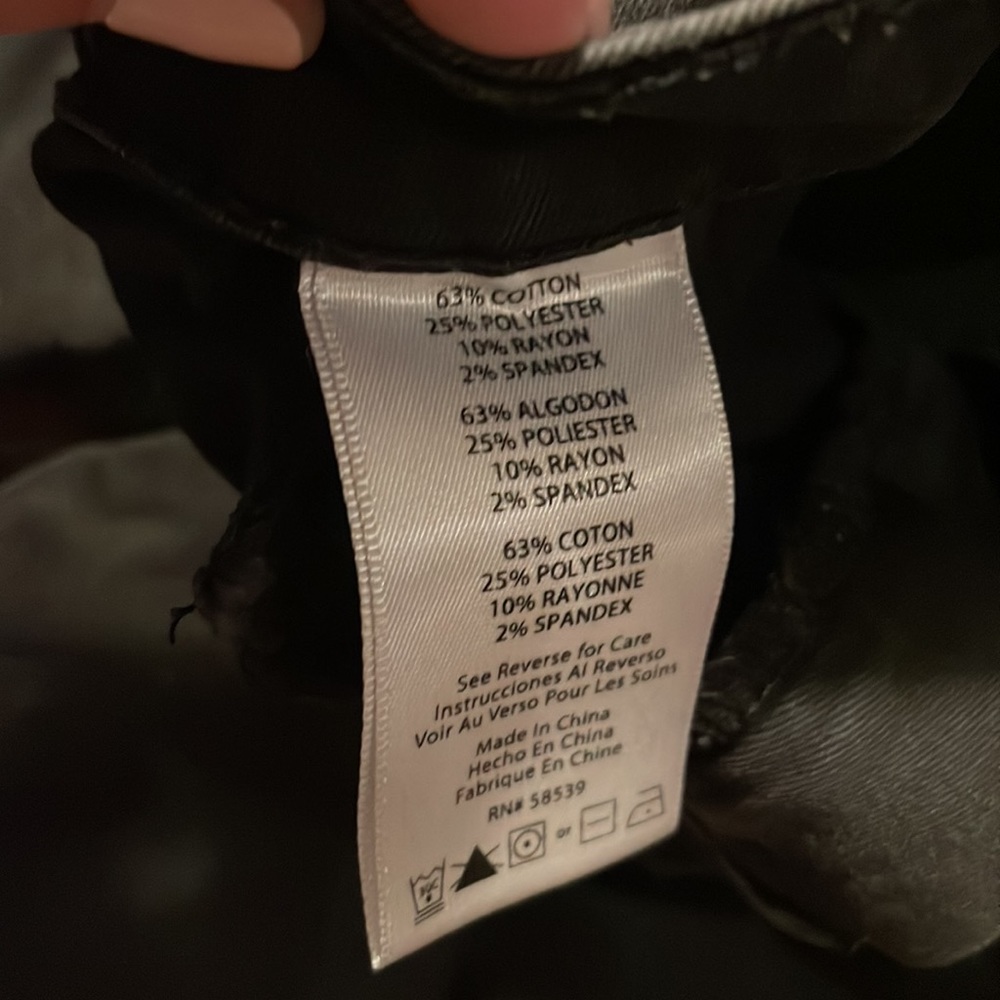 Black STS Blue jeans with zippers on the sides of the legs - Picture 5 of 5